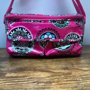 Vera Bradley Pink Cupcakes Insulated Cooler Lunch Bag Beach Cooler